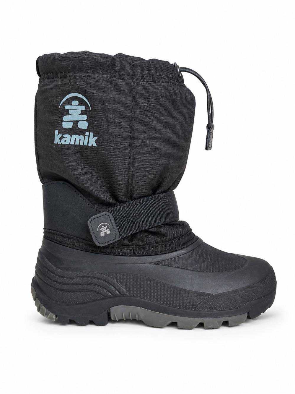 Kamik Insulated Waterproof Snow Winter Boots Black Kids Size 13